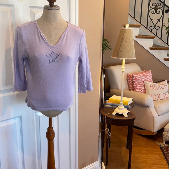 Limited Too top glitter rhinestone star Tween XXL - Picture 4 of 11